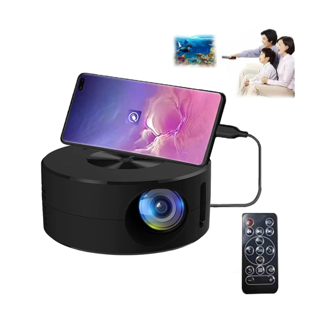 T200 Mini LED Projector – Compact, Portable 1080P HD Home Theater