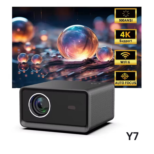 Y7 Smart 5G WiFi Mini Projector | Full HD 1080P | Digital Focus | 1280x720 | Universal Compatibility