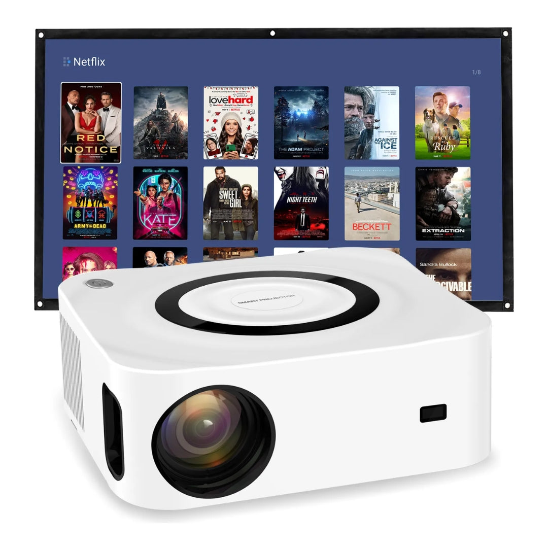 Y9 Android 1080P Home Projector – Smart, Full HD, &amp; High-Performance 🎬✨