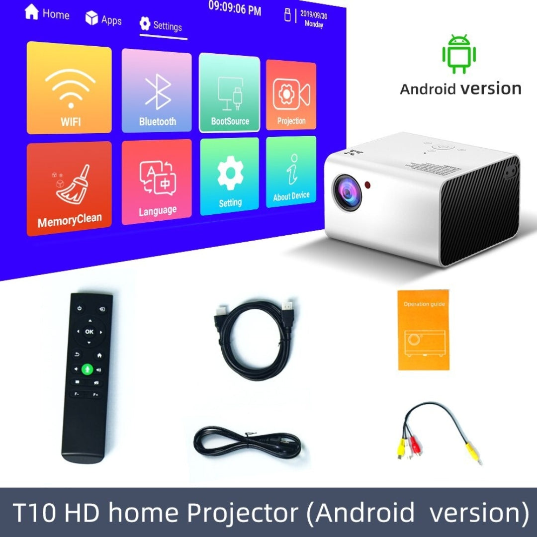 T10 Projector Full HD Android, Home theater