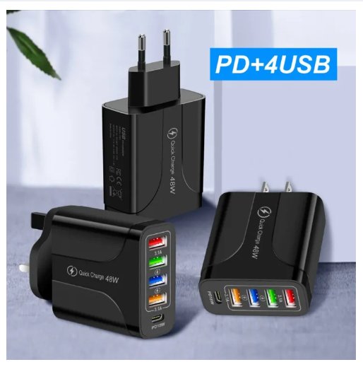 4 Port USB Charger