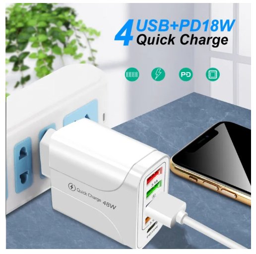 4 Port USB Charger