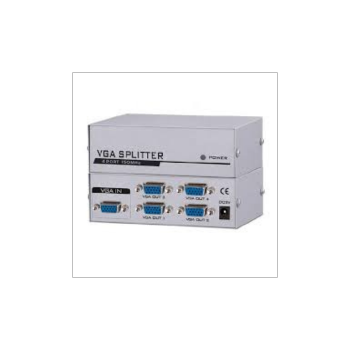 4 Port VGA Splitter Amplifier 1 PC to 4 port VGA