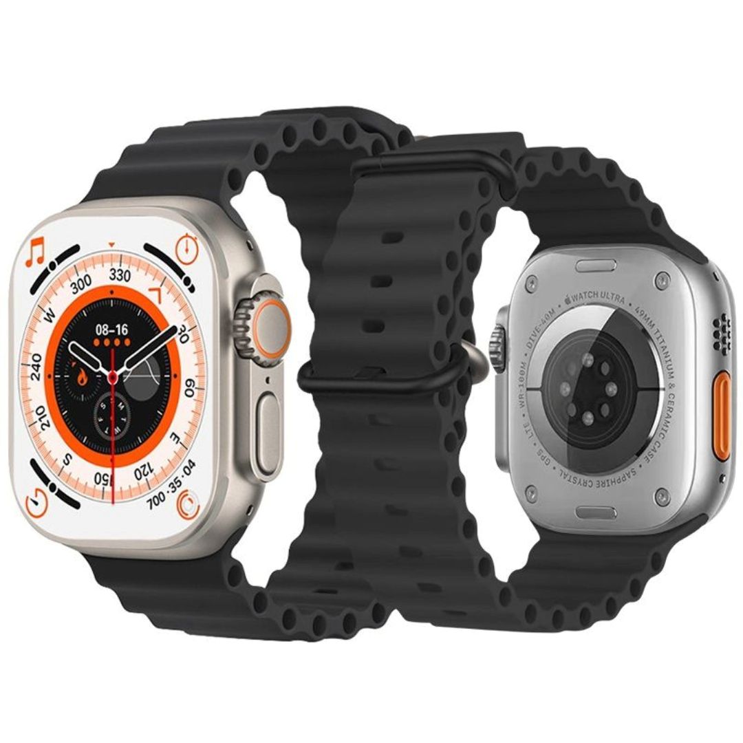 T800 Ultra Smartwatch - Bluetooth Connectivity, ECG, SpO2 & Heart Rate Monitoring, Fitness Tracker, Water-Resistant, Long Battery Life