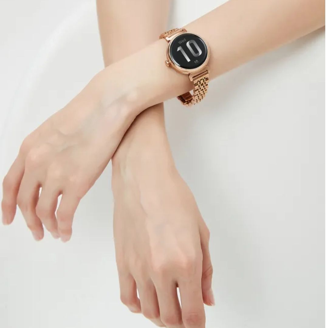 HiFuture Aura Women's Smartwatch - 1.04" AMOLED Display, IP68 Waterproof, 7 Days Battery Life