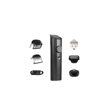 MI Xiaomi Grooming Kit, All-In-One Professional Styling trimmer, Body Grooming, Nose & Ear Hair Trimming blade, Beard Comb, 40 Length Settings, 0.5mm Precision, Type-C and 90 min Run Time, Black