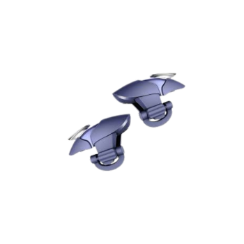 Metal Blue Shark Mobile PUBG Joystick Controller Fire Key Trigger For IPhone And Android