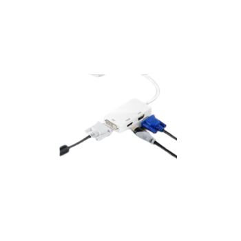 Mini DisplayPort (3 in 1) Thunderbolt to HDMI/DVI/VGA Display Port Cable Adapter