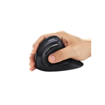 UGREEN Ergonomic Vertical Wireless Mouse, 2.4G/BT, DPI 1000/1600/2000/4000, 5 buttons