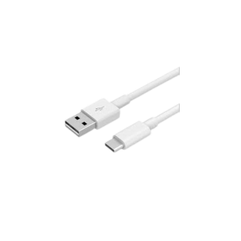White 1m USB 2.0 to Type C Charge and Sync Cable