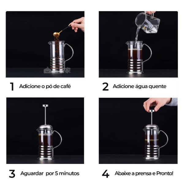 French Press Glass Coffee Maker