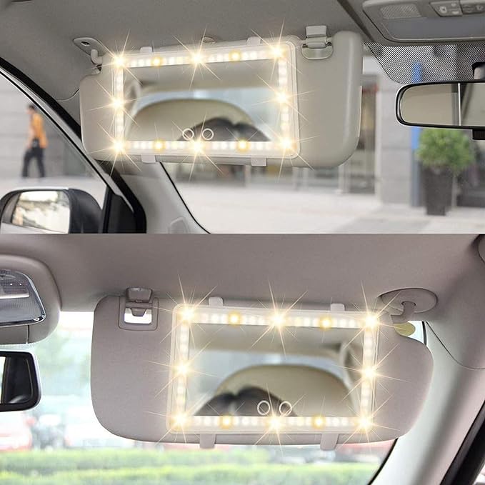 LED Light Car Mirror