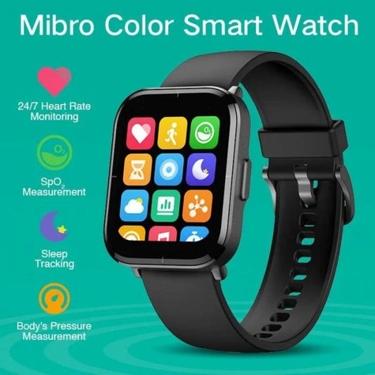 Mibro Color Smartwatch for Men - Blood Oxygen, Blood Pressure, SpO2, Heart Rate Monitor, 5ATM Waterproof Fitness Tracker