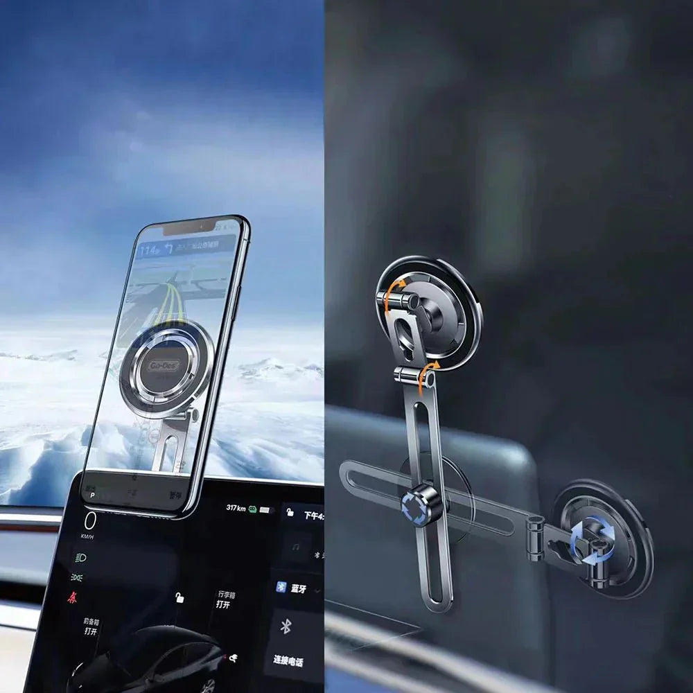 Rotating Flat Floor Car Phone Holder