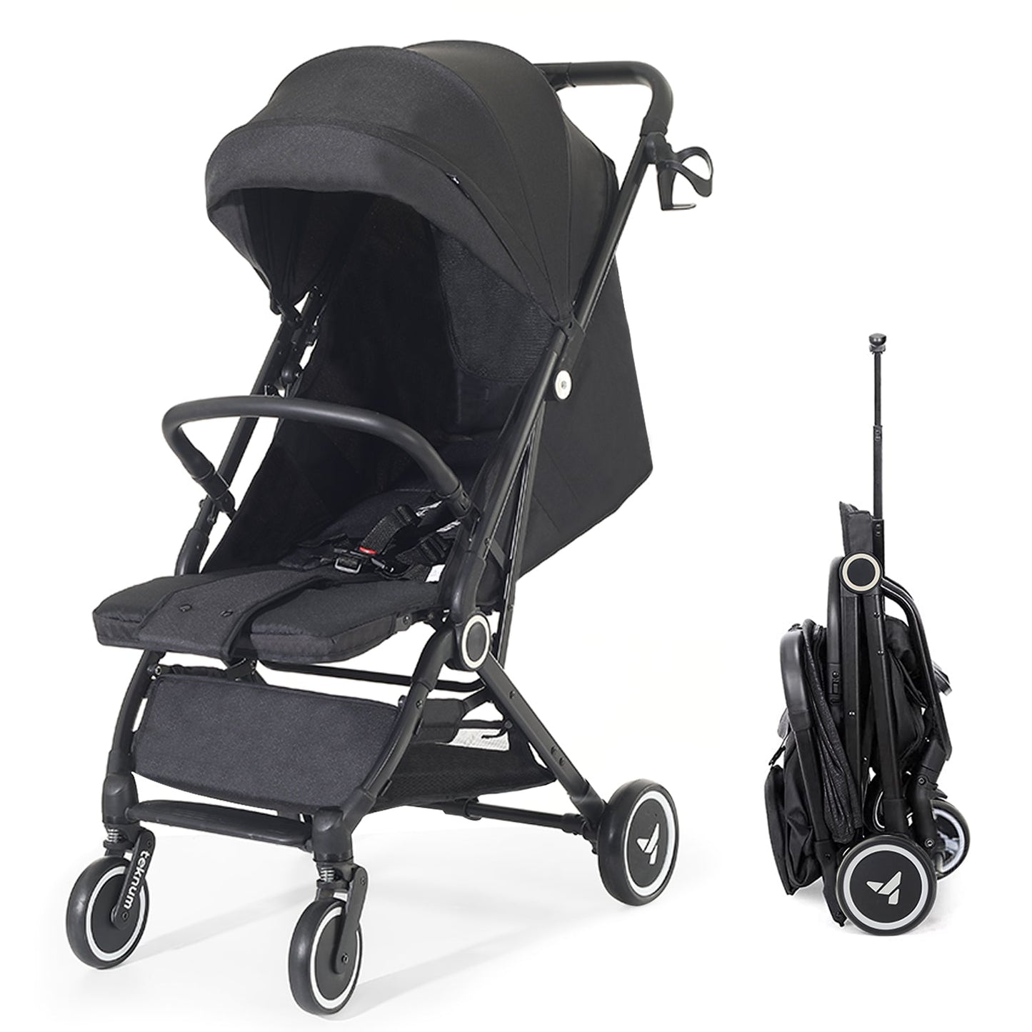 Stroller with Coffee Cup Holder